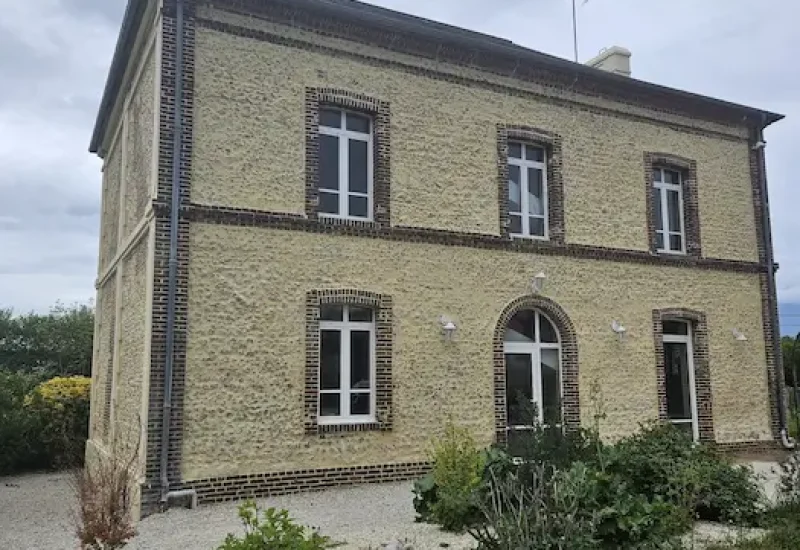 résultat d'une restauration de pierre sur une batisse